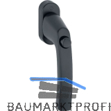 HOPPE Fenstergriff LI�GE - Druckknopf, Vierkant 7 x 40 mm, Alu schwarz matt