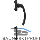 HOPPE Balkont�rgriff-Halbgarnitur LI�GE - innen, schwarz