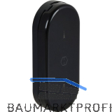 HOPPE Fenster-Griffloch-Verdeckrosette, Aluminium schwarz RAL 9005