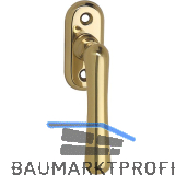 GRUNDMANN Fenstergriff ELEGANT 504H - sichtbar geschraubt, 7x35, Messing poliert