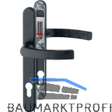 Dr�ckergarnitur LI�GE - auf Schmalschild 30 mm, 72 - 82, schwarz