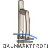 MACO Balkont�rgriffhalbgarnitur Langschild - au�en hoch, titan eloxiert