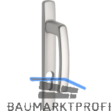 MACO Balkont�rgriffhalbgarnitur HARMONY Langschild - au�en hoch,silber eloxiert