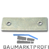 Blindplattl f�r Einlegstange, 18 x 53 mm, Stahl verzinkt