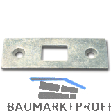 Schlie�blech f�r Einlegstangen gerade, 53 x 18 mm, Stahl verzinkt