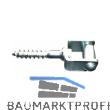 Rollkloben 40 mm, Stahl verzinkt