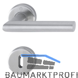 HOPPE Dr�ckergarnitur UTRECHT - auf Rosette BB, 39 - 47, Edelstahl matt