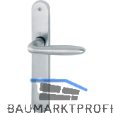 HOPPE Dr�ckergarnitur VERONA - auf Schild PZ 88, Messing verchromt matt
