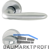 HOPPE Dr�ckergarnitur VERONA - auf Rosette WC, Messing verchromt matt