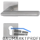 HOPPE Dr�ckergarnitur STOCKHOLM - auf Flachrosette PZ, 35 - 45, Edelstahl