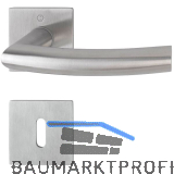 HOPPE Dr�ckergarnitur TRONDHEIM - auf Rosette BB, 35 - 45, Edelstahl