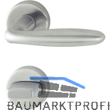 HOPPE Dr�ckergarnitur VERONA - auf Rosette WC, 37 - 42, Edelstahl matt