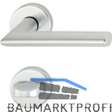 Dr�ckergarnitur STOCKHOLM - auf Rosette WC, 37 - 42, silber eloxiert