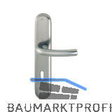 HOPPE Dr�ckergarnitur TOKYO - auf Schild BB 90, 37 - 42, 8/8,5 Edelstahl-Effekt