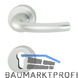HOPPE Dr�ckergarnitur TOKYO - auf Rosette PZ, 38 - 42, silber eloxiert