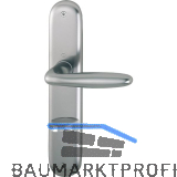 Dr�ckergarnitur VERONA - auf Schild WC 90, 37 - 42, Edelstahl-Effekt