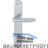 Dr�ckergarnitur VERONA - auf Schild WC 90, 37 - 42, silber eloxiert