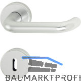 Dr�ckergarnitur PARIS - auf Rosette BB, 37 - 42, silber eloxiert