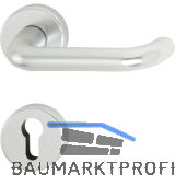 HOPPE Dr�ckergarnitur PARIS - auf Rosette PZ, 37 - 42, silber eloxiert