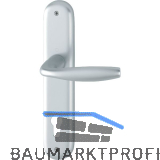 HOPPE Dr�ckergarnitur NEW YORK - Schild PZ 88, 35 - 45, silber eloxiert