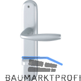 Dr�ckergarnitur NEW YORK - auf Schild WC 90, 37 - 42, 8/8,5 silber eloxiert