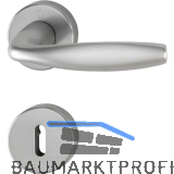 HOPPE Dr�ckergarnitur NEW YORK - auf Rosette BB, 37 - 42, Alu Edelstahl Effekt