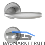 HOPPE Dr�ckergarnitur NEW YORK - auf Rosette WC, 37 - 42, Alu Edelstahl Effekt