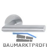 HOPPE Dr�ckergarnitur AMSTERDAM rund, ohne Schl�sselrosette, Edelstahl matt