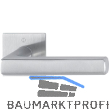 HOPPE Dr�ckergarnitur DALLAS eckig, ohne Schl�sselrosette, Edelstahl matt