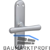 GRUNDMANN Fenstergriff ELEGANT 520 - gerade, 7x35, Messing verchromt satiniert