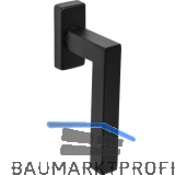 MARCHESI Fenstergriff MALM� eckige Rosette, Edelstahl schwarz matt