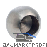 CROSO Vollkugel mit einseitigem Sackloch � 10 mm, Kugel � 20 mm,Edelstahl V2A