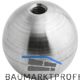 CROSO Vollkugel mit einseitigem Sackgewinde M6, Kugel � 20 mm,Edelstahl V2A