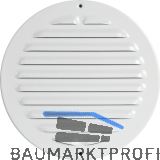 UPMANN Wetterschutzgitter aufschraubbar rund 250 mm Alu wei�