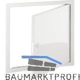 UPMANN Revisionst�r Softline Vierkantverschluss Stahl wei� RAL9016 600x600 mm