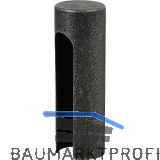 Aufsteckh�lse flachrund, Band � 15mm,Bandh�he 92mm, verzinkt schwarz passiviert