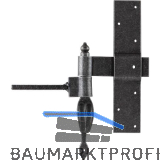 HALC� T�rkreuzband Hall mit Einschraubkloben, Stahl verzinkt schwarz passiviert