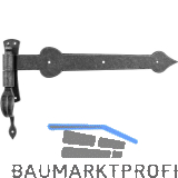 HALC� T�rlangband mit Aufschraubkloben, 400 mm,Stahl verzinkt schwarz passiviert