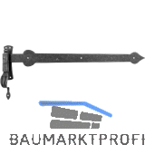 HALC� T�rlangband mit Aufschraubkloben, 600 mm,Stahl verzinkt schwarz passiviert