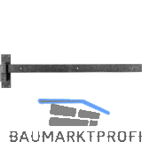 HALC� T�rlangband Hall mit Aufschraubkloben, 600 mm, verzinkt schwarz passiviert