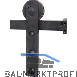 HALC� Schiebet�rbeschlagset Glas 8-24 mm Laufschiene L=2000 mm Schwarzstahl