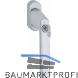 HOPPE Fenstergriff HAMBURG - Sperrzylinder, Aluminium silber eloxiert