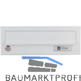 JU Ersatzt�re f�r Hausbrieffachanlage 300 x 110 mm, wei� RAL 9016