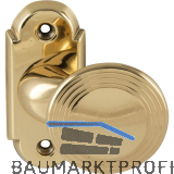 GRUNDMANN T�rknopf ALT-WIEN 964M/984S verkr�pft - Rosette, � 46,Messing poliert