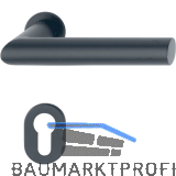 HOPPE Dr�ckergarnitur AMSTERDAM - auf mini Rosette PZ, 40-50, schwarz matt