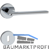 MARCHESI Dr�ckergarnitur UMAG auf Rosette BB, 38-45 mm, Zamak verchromt