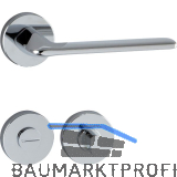 MARCHESI Dr�ckergarnitur UMAG auf Rosette WC, 38-45 mm, Zamak verchromt