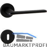 MARCHESI Dr�ckergarnitur UMAG auf Rosette BB, 38-45 mm, Zamak schwarz matt