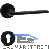 MARCHESI Dr�ckergarnitur UMAG auf Rosette PZ, 38-45 mm, Zamak schwarz matt