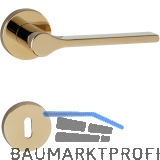 MARCHESI Dr�ckergarnitur ZADAR auf Rosette BB, 38-45 mm, Zamak messingf�rbig